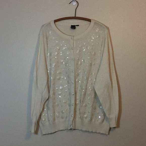 Anthropologie Sweaters - ANTHROPOLOGIE Nick & Mo Sequined Cardigan Sweater